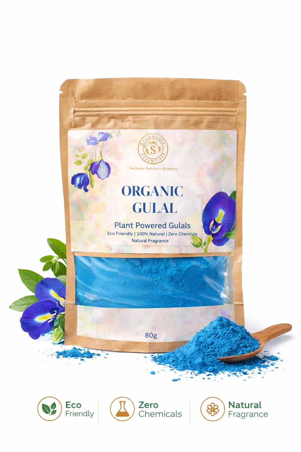 Organic Gulal Neele Nawab