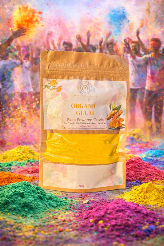 Organic Gulal Yellow Yaar 80g