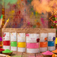 Organic Gulal Pack of 5 | 100% Natural, Herbal & Skin-Safe Holi Colors | Plant-Powered, Chemical-Free Color Powder (5 x 80g)